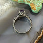 Carolyn Pollack Sterling Silver Faceted Amethyst Doublet Bypass Ring Size 8 For Women