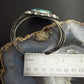 Sterling Silver Southwestern Style Oval Azurite Malachite Bracelet For Women