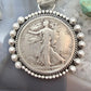 1944 Genuine 90% Silver US Walking Liberty Half Dollar Decorated Unisex Pendant