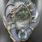 Sterling Silver Southwestern Style Naja w/Turquoise Squash Blossom 18"-20" Necklace For Women