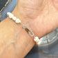 Sterling Silver Natural Wild Horse Beads 7.25" Bracelet For Women
