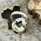 Sterling Silver Southwestern Style Golden Hill Turquoise Ring Size 6 For Women