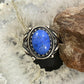 Carolyn Pollack Sterling Silver Oval Denim Lapis Decorated Ring For Women