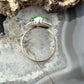 Sterling Silver Southwestern Style Teardrop Sonora Gold Turquoise Adjustable Ring #7