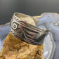 Gibson Gene Navajo Vintage Native American Sterling Silver Overlay Bracelet