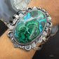 Sterling Silver Southwestern Style Oval Azurite Malachite Bracelet For Women