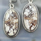 Sterling Silver Southwestern Style Oval Wild Horse Dangle Earrings For Women #1