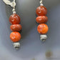 Carolyn Pollack Sterling Silver Carnelian & Red Jasper Dangle Earrings For Women