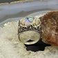 Carolyn Pollack Sterling Oval Abalone & Crystal Quartz Doublet Ring For Women