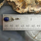 Sterling Silver Southwestern Style Oval Lapis Decorated Charm/Pendant For Women