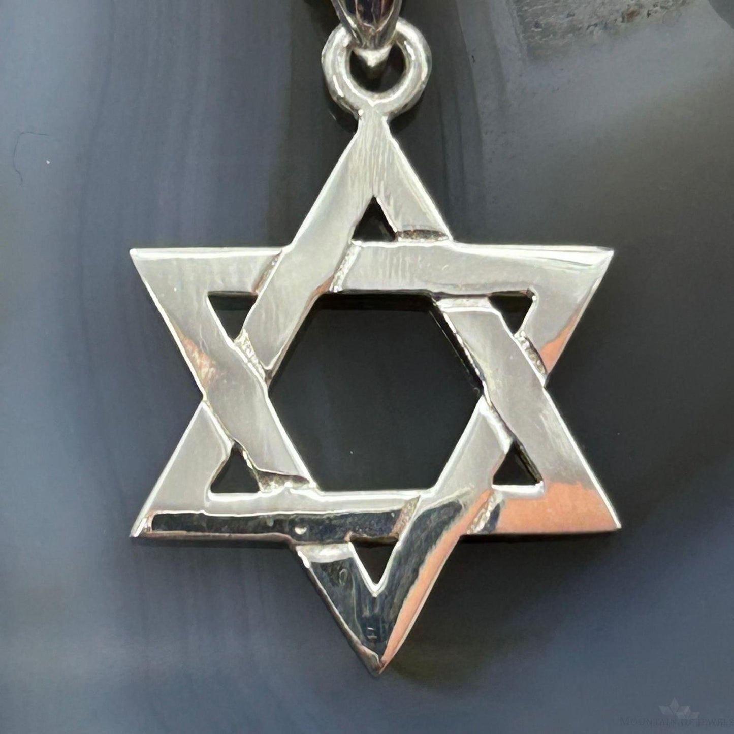 Sterling Silver Fashion Unisex Star of David Pendant