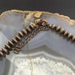 Copper Navajo Pearl Beads Saucer 6-10 mm Necklace Length 18"-20" For Women