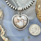Sterling Silver Southwestern Style Wild Horse Decorated Heart Pendant For Women #1