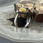 Carolyn Pollack American West Sterling Silver Oval Yellow Jasper Reversible Ring For Women