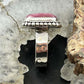 Sterling Silver Southwestern Style Rectangle Thulite Ring Size 7 For Women