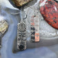 Alex Sanchez Sterling Silver Rectangle Petroglyph Dangle Earrings For Women #1