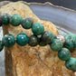 Carolyn Pollack Sterling Silver Chrysocolla Beads & Silver Beads 16"-20" Necklace For Women