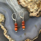 Carolyn Pollack Sterling Silver Carnelian & Red Jasper Dangle Earrings For Women