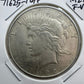 1922 US 90% Peace Silver Dollar F-VF #71625-1GP