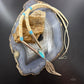Vintage Larry Pacheco Heishi & Turquoise-Spiny Double-Sided Necklace For Women