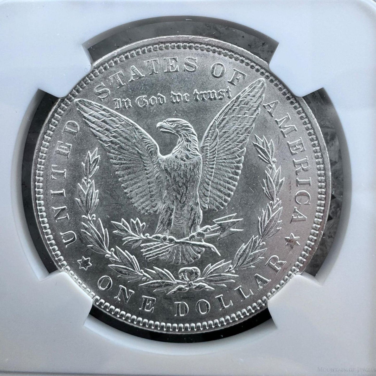 1889 US 90% Morgan Silver Dollar NGC MS62 #006-DE