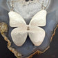 Sterling  Silver Southwestern Style Kingman Turquoise Butterfly Pendant 20.5" Necklace For Women