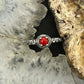 Carolyn Pollack Sterling Silver Round Red Jasper Decorated Slim Ring For Women