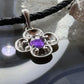 Carolyn Pollack Sterling Silver Faceted Round Amethyst Enhancer Pendant For Women