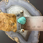 Lyle Wright Taos Pueblo Native American Silver Turquoise Bracelet For Women