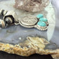 Genuine 1944 Silver 90% Silver Mercury Dime Coin Mohave Turquoise Unisex Sterling Silver Pendant