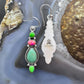Sterling Silver Southwestern Style Multistone Dangle Earrings For Women #6