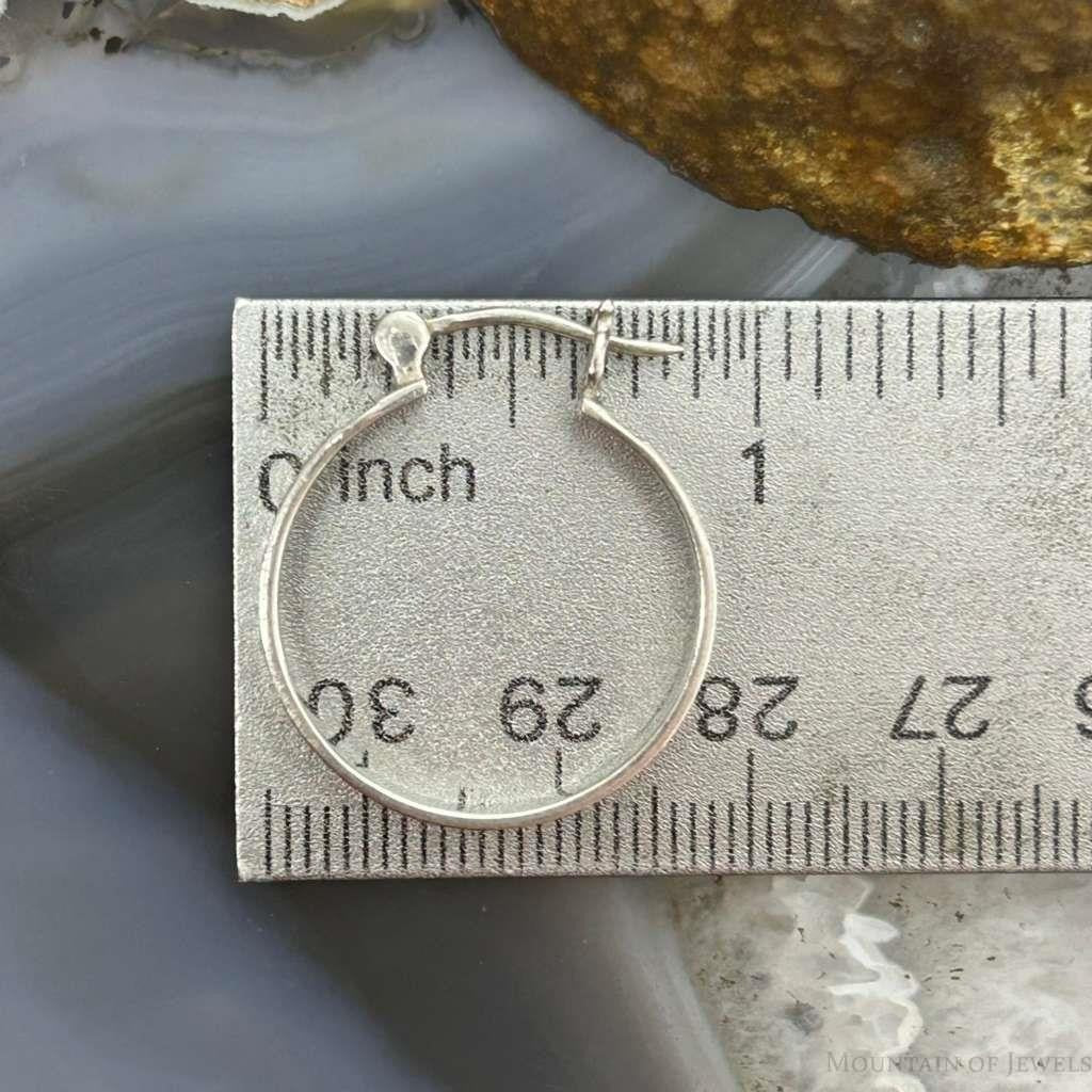 Sterling Silver Fashion Diamond Cut Hoop Earrings For Women