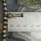Sterling Silver Navajo Pearl Beads w/Single Squash 8" Bracelet For Women