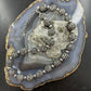 Carolyn Pollack Sterling Silver Decorated Swirl Hallow Beaded Necklace For Women