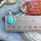 Sterling Silver Southwestern Style Turquoise Decorated Dangle Earrings For Women