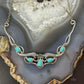 Carolyn Pollack Sterling Silver Turquoise Decorated 18" Necklace For Women