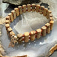 Carolyn Pollack Sterling Silver Rectangle Picture Jasper Stretch Bracelet For Women