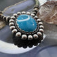 Carolyn Pollack Sterling Silver Large Oval Turquoise Enhancer Pendant For Women