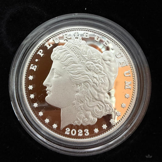 US 2003 Pure Silver One Troy Ounce Morgan Dollar Proof Uncirculated #112825-9DX