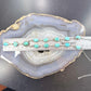 Sterling Silver Southwestern Style Mohave Turquoise Lariat 18"-20" Necklace For Women