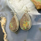 Sterling Southwestern Style Teardrop Turquoise Dangle Earrings For Women #2