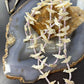 Vintage Sterling Silver 3 Strands White Shell Carved Birds & Shell Necklace For Women