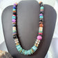 Tommy & Rosita Singer Sterling Turquoise & Multistone Beads 21" Necklace #1