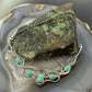Carolyn Pollack Sterling Silver Turquoise Decorated 18" Necklace For Women