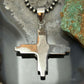 Sterling Silver Southwestern Style Rounded Wild Horse Unisex Zia Pendant #1