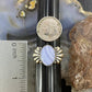 Carolyn Pollack Southwestern Style Sterling Oval Blue Lace Agate Ring Sz Variety