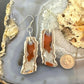 Sterling Silver Agate Slab Dangle Earrings For Women #406