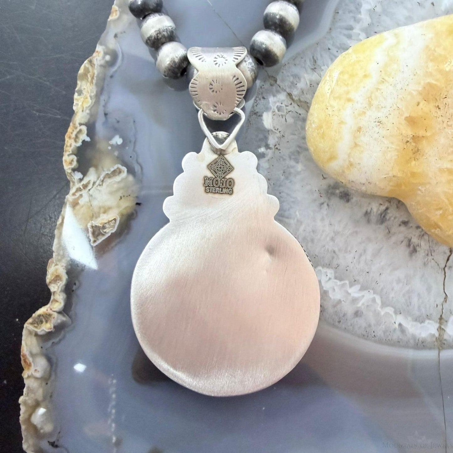 Genuine 1890 90% Morgan Silver Dollar Coin Turquoise Decorated Unisex Pendant