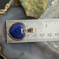 Sterling Silver Southwestern Style Lapis Heart Decorated Pendant For Women #2