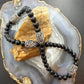 Carolyn Pollack Sterling Silver Swirl Beads & Onyx Beads Magnetic Clasp Necklace For Women